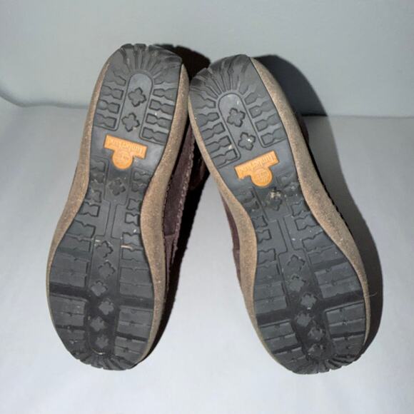 Timberland Brown Suede Lace Up Shearling Lined moccasin style Boots Women’s 9.5 - Picture 7 of 7